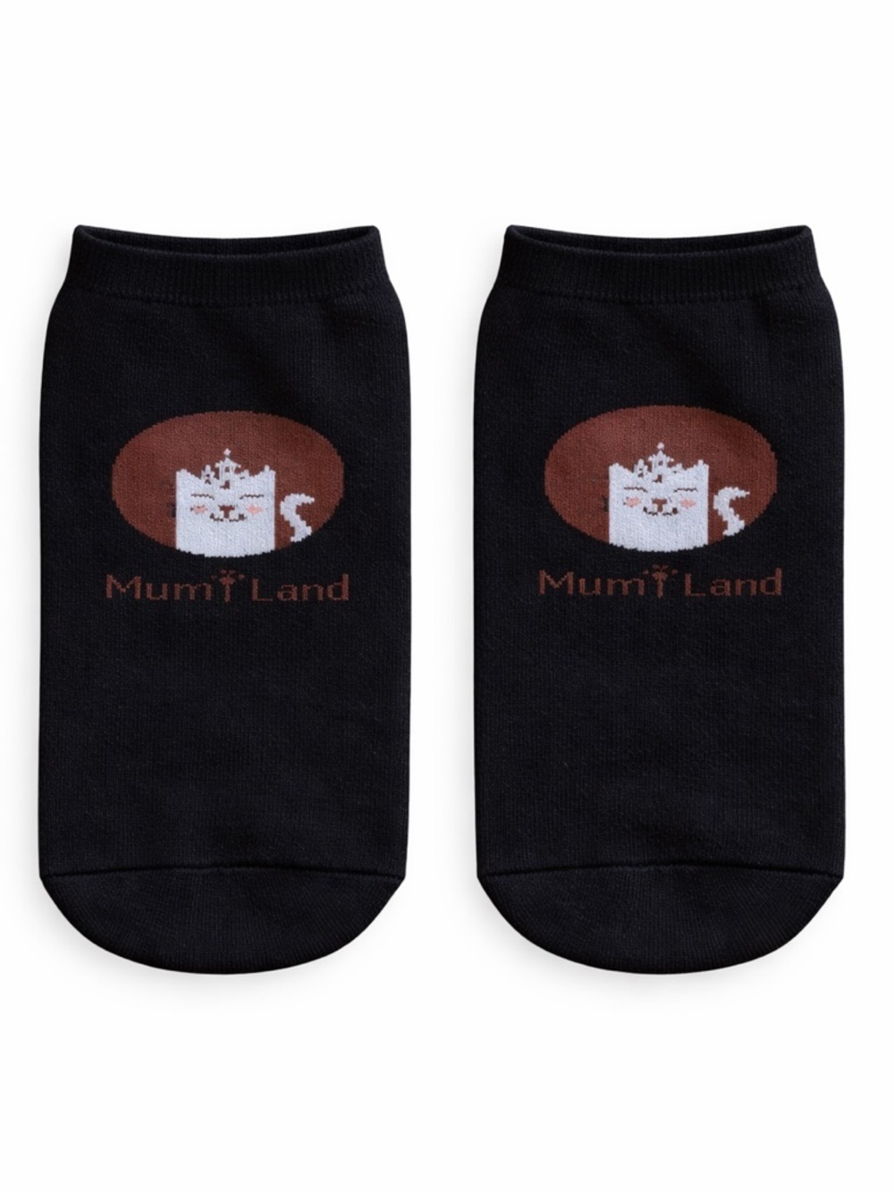 Official Momi Land Anti-Slip Brown Socks